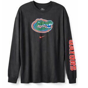 Nike Florida Gators Mens 3XL Black Long Sleeve T-Shirt M12333D Core Cotton‎ Tee